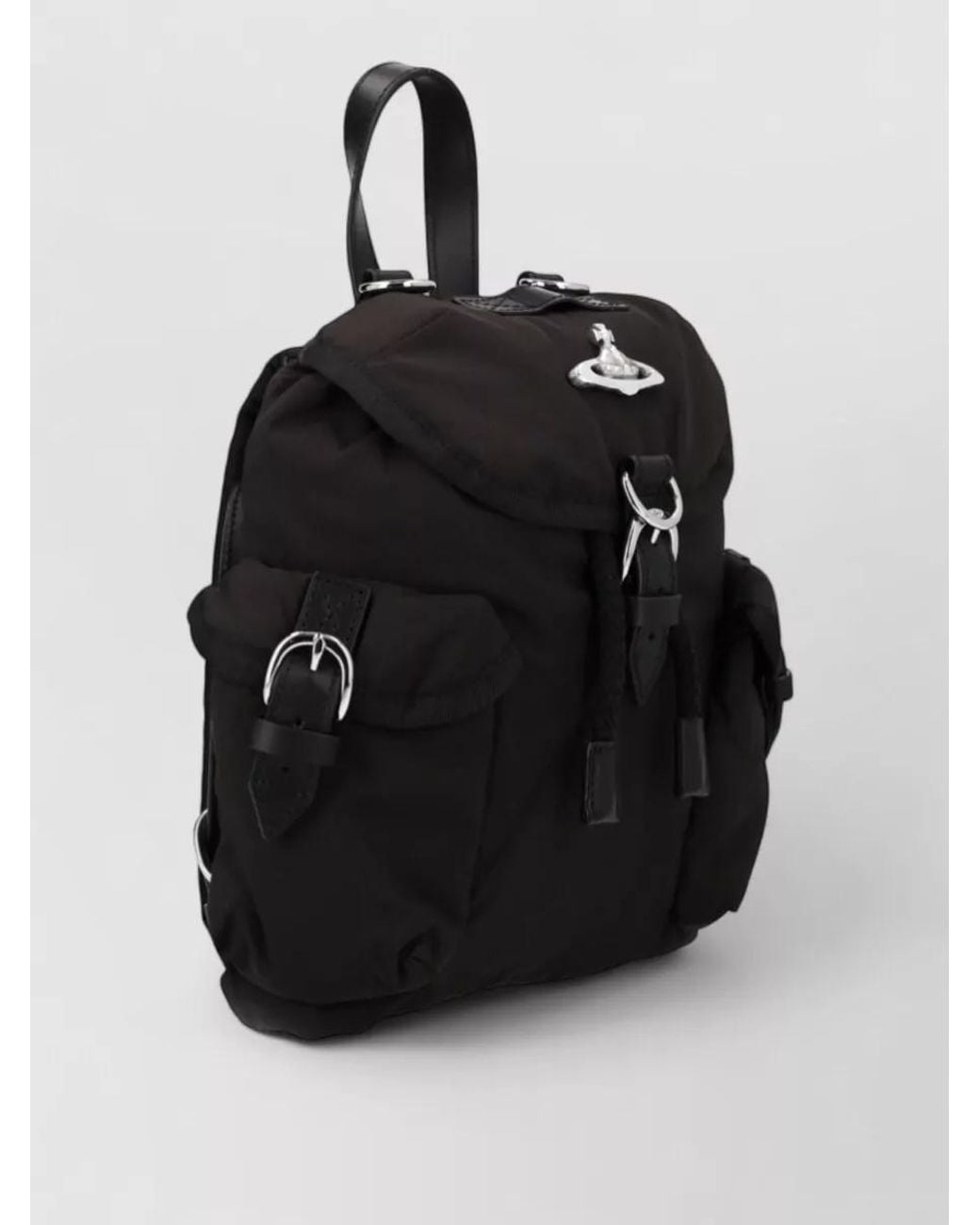 Vivienne Westwood Black Small Polyester Backpack