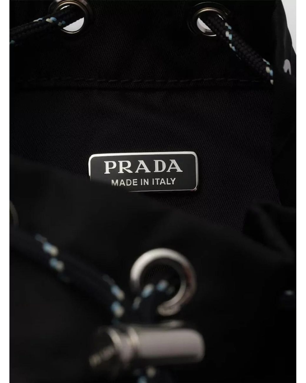 Prada Black Bucket Re-Nylon Bucket Bag