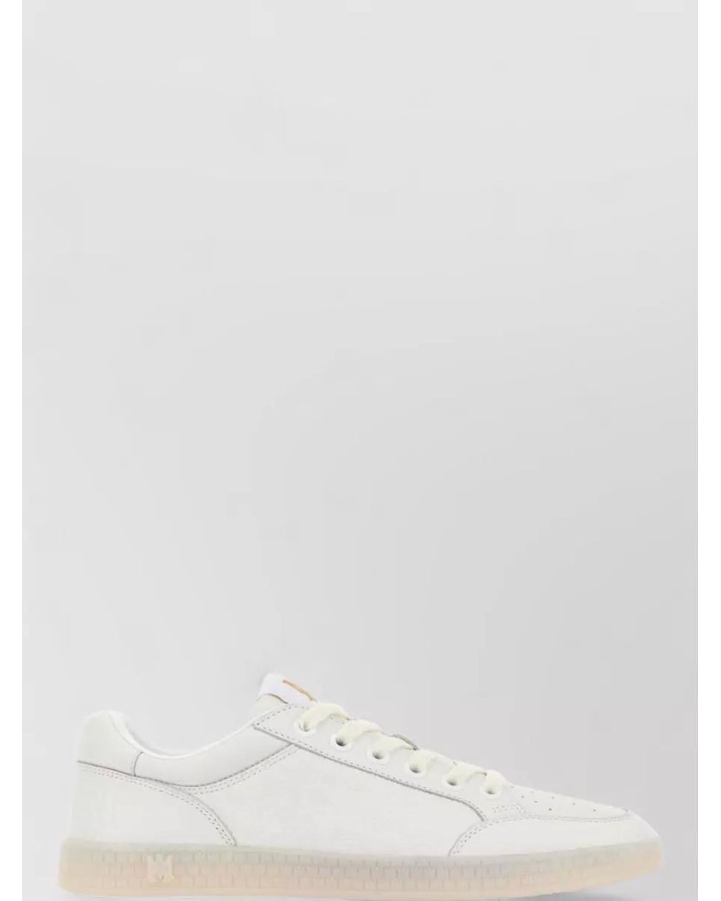 Amiri White Leather Low-Top Sneakers for men