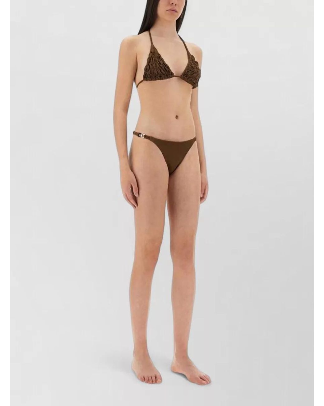 Selia Richwood White Bikini Set