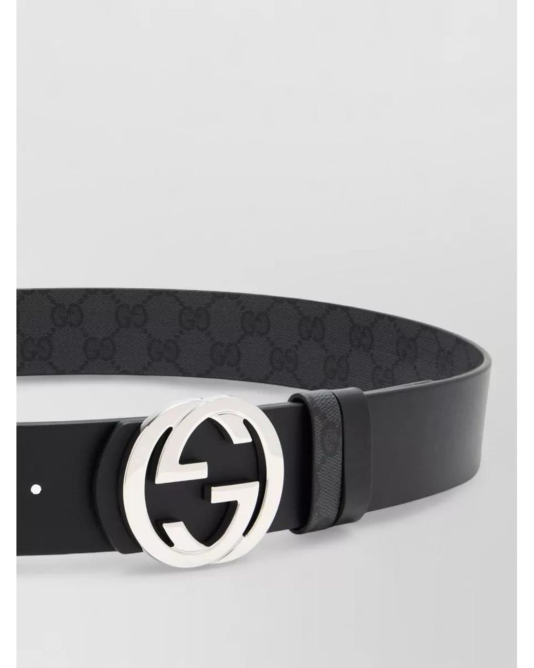Gucci Black Leather Belt 40 for men