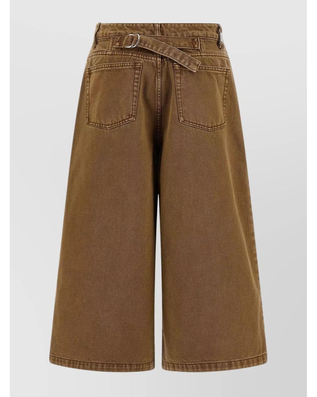 AMI Natural Denim Bermuda Shorts