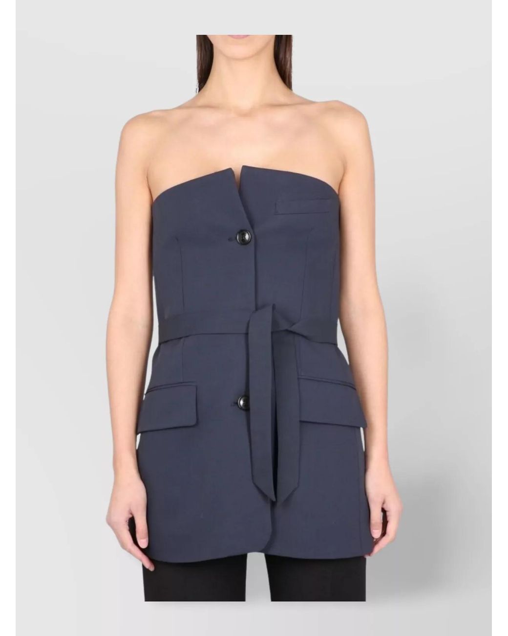 Our Legacy Blue Virgin Wool Blouse