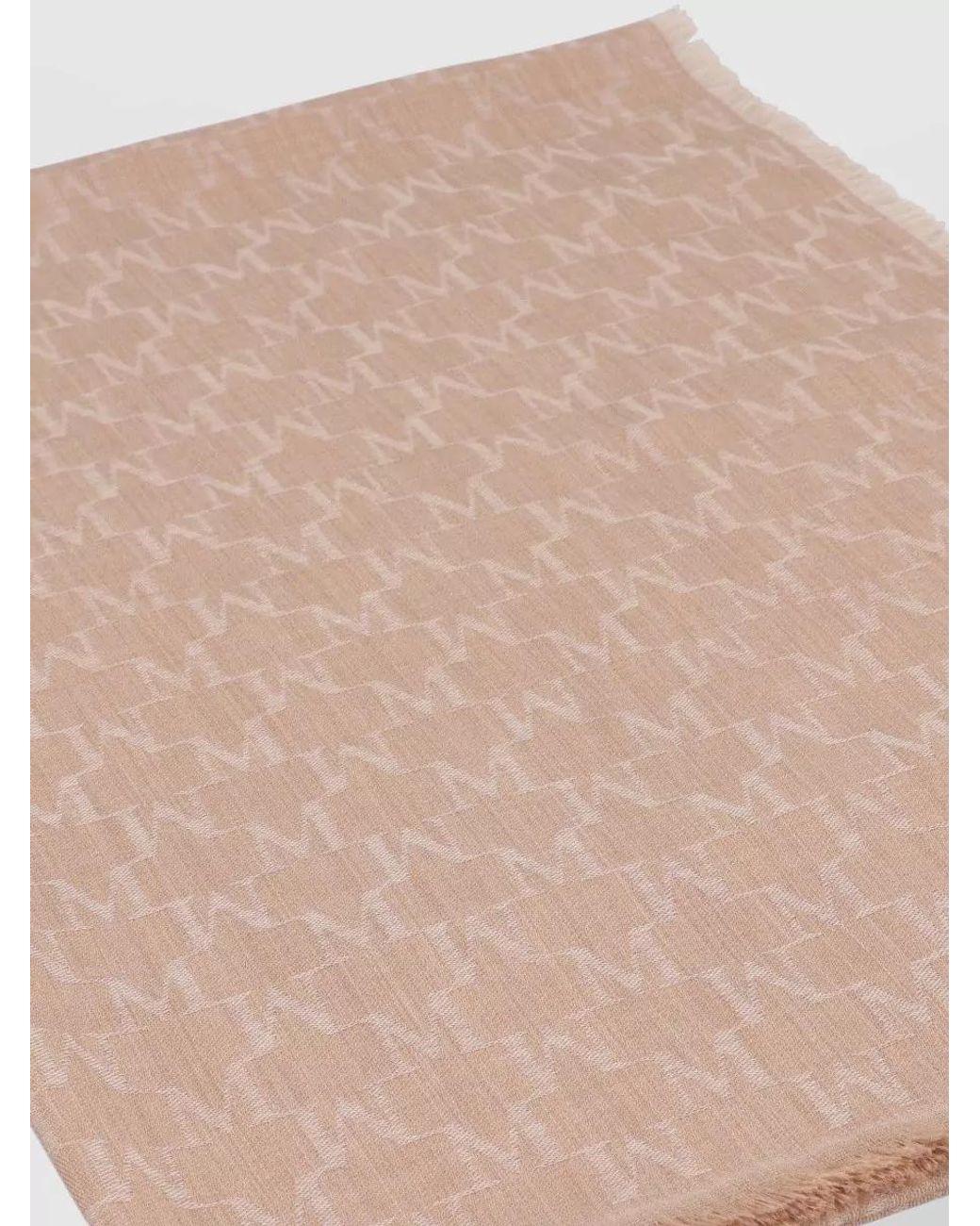 Max Mara Natural Virgin Wool Stole