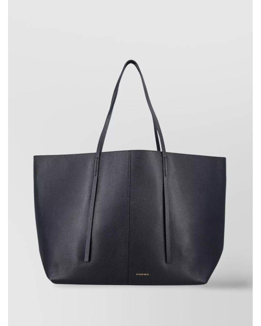 By Malene Birger Blue Leather Tote Bag