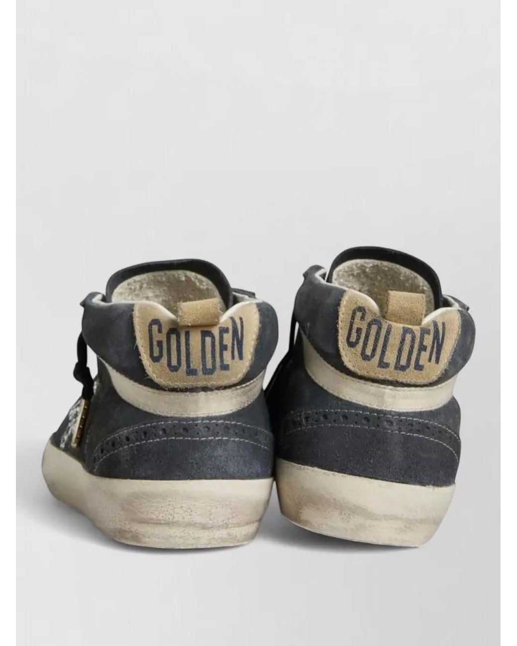 Golden Goose Deluxe Brand Brown Leather High-Top Sneakers
