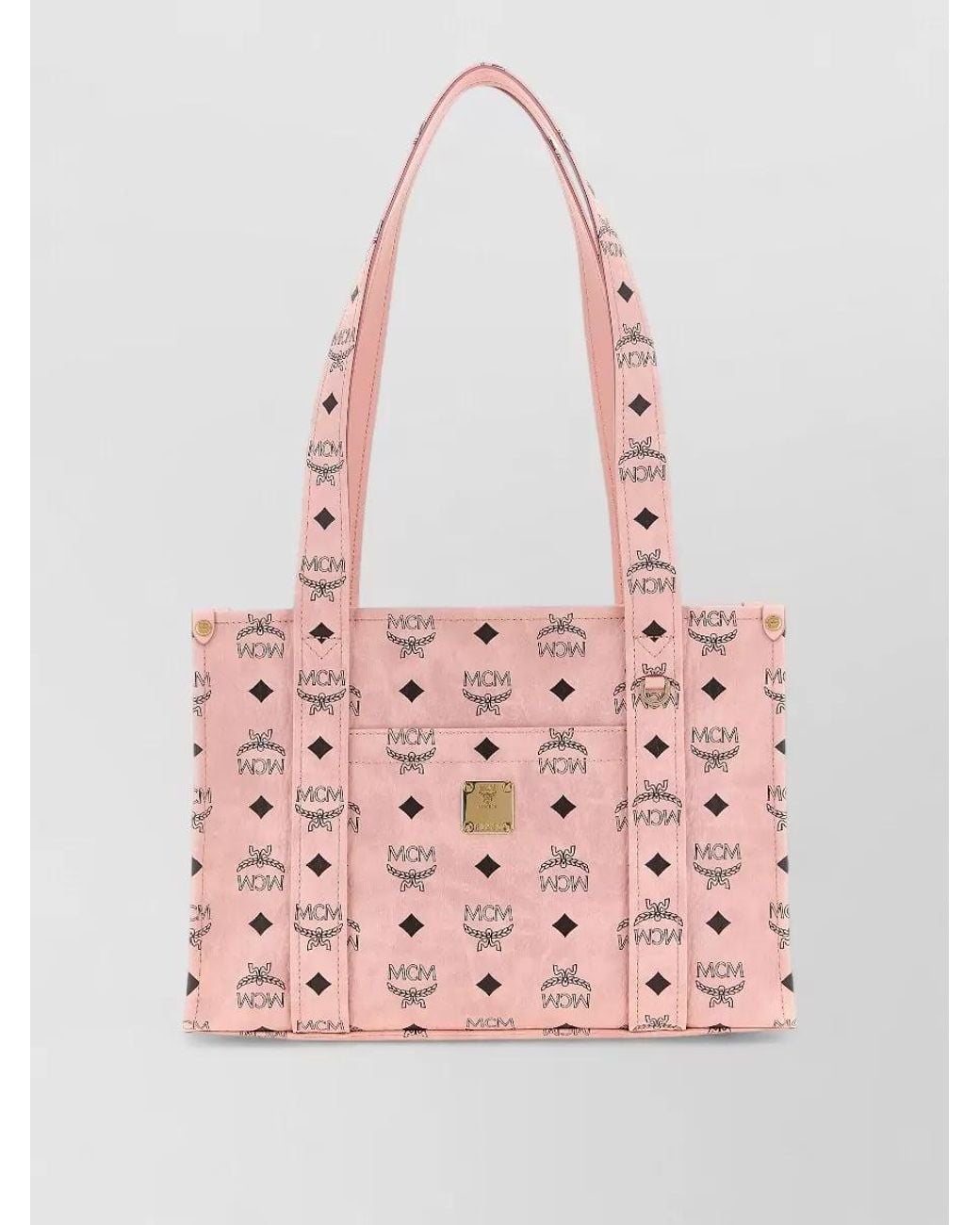 MCM Pink Aren Shoulder Bag
