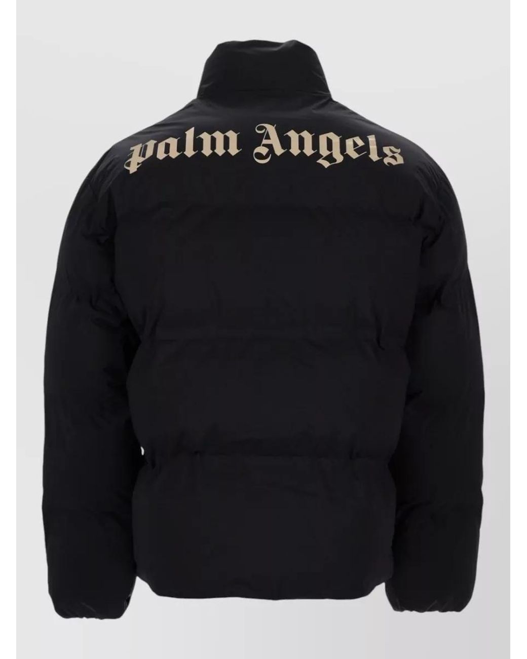 Palm Angels Black Down Puffer Jacket for men