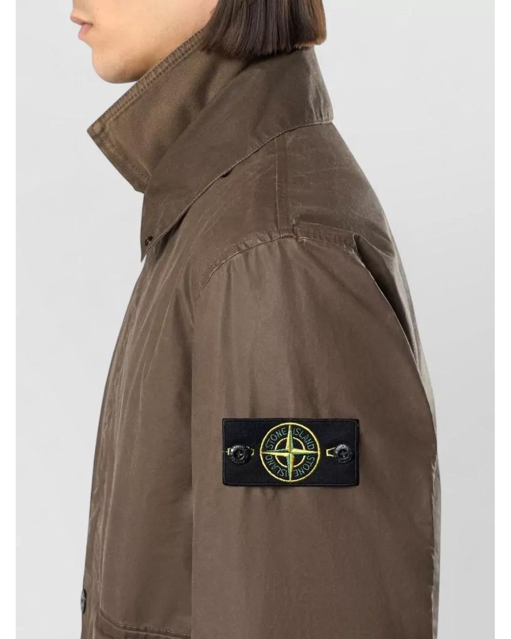 Stone Island Brown Lightweight Jacket for men