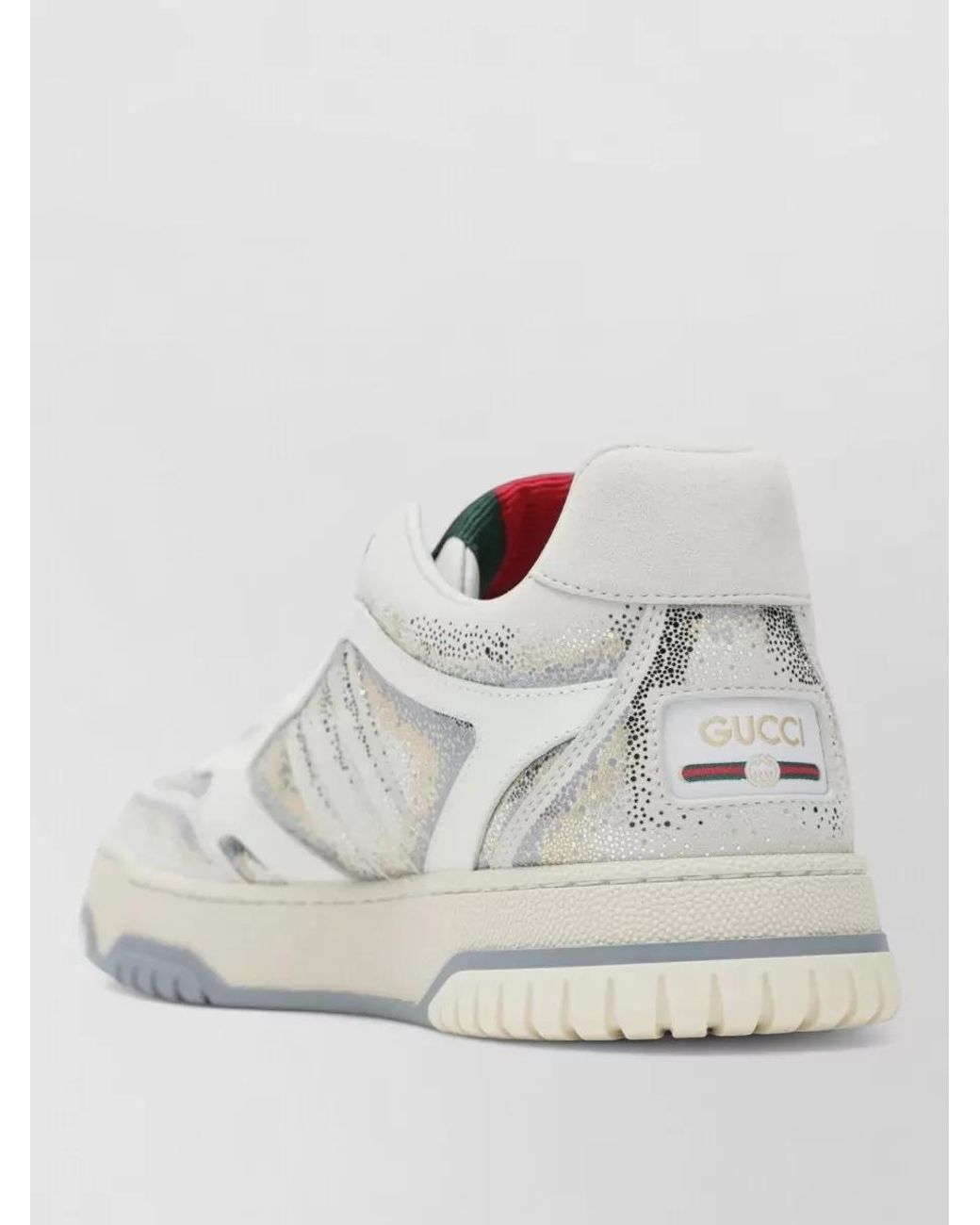 Gucci White Low-Top Sneakers