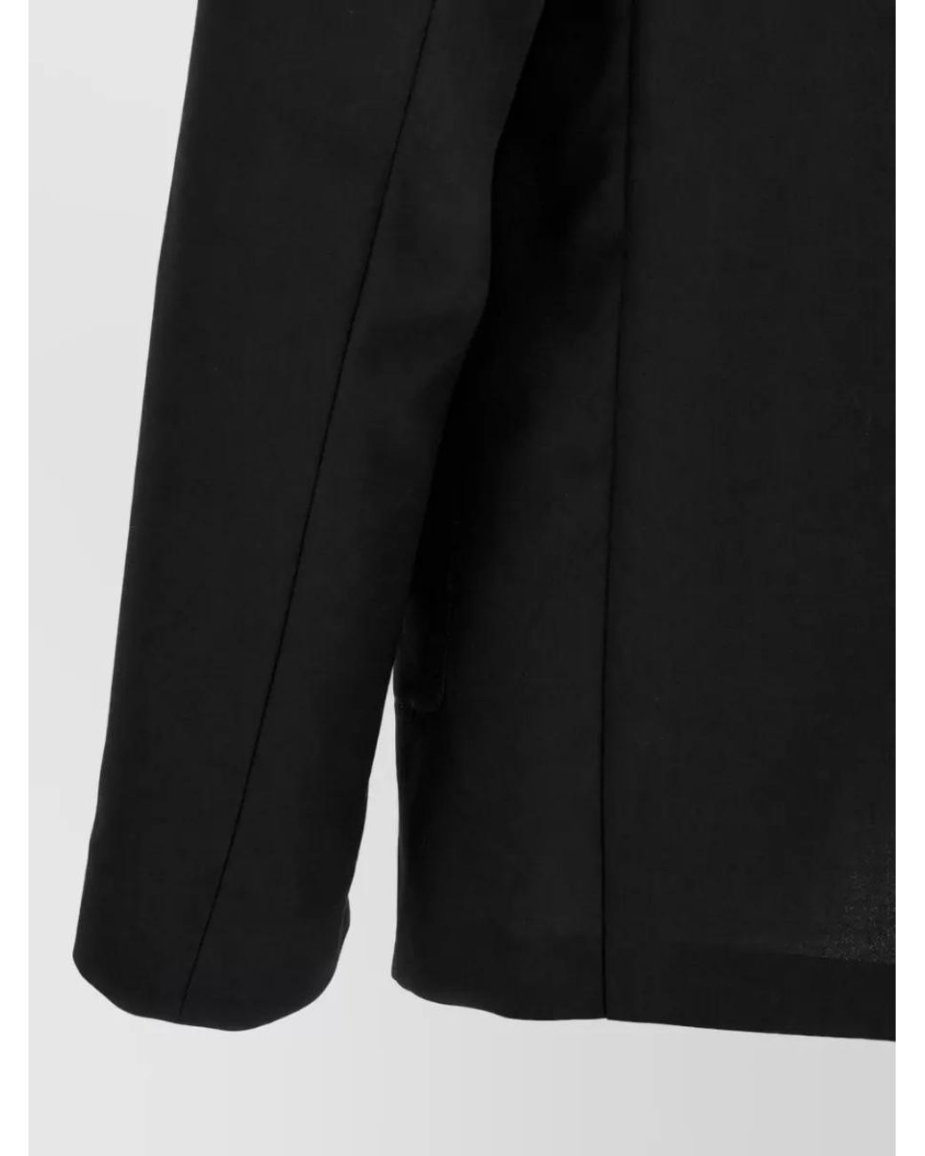 Maison Margiela Black Wool Regular-Fit Suit Jacket for men