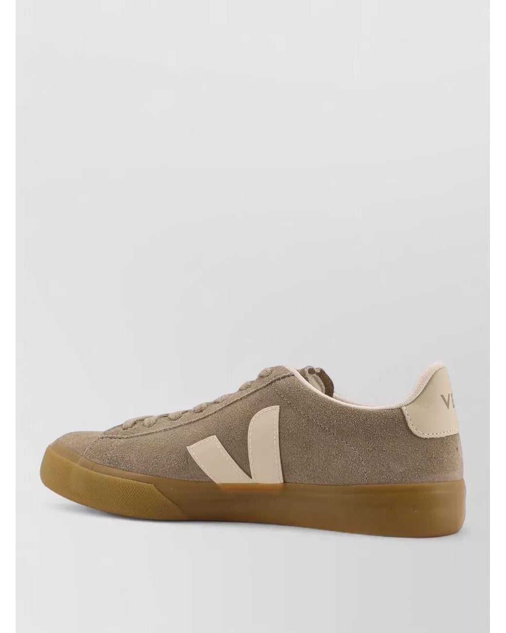 Veja Brown Leather Low-Top Sneakers for men