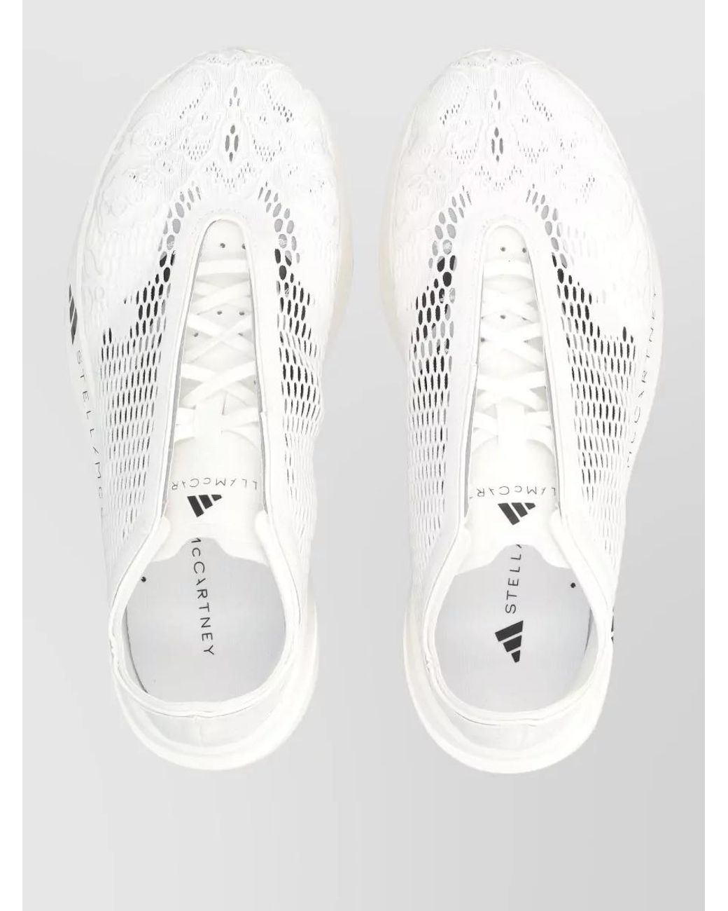 Adidas By Stella McCartney White Synthetic Textile Slip-On Sneakers