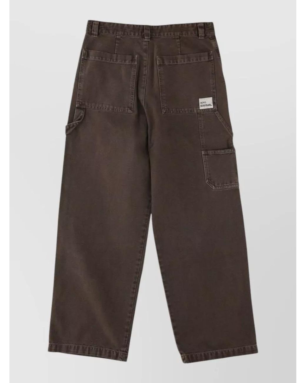 A.P.C. Gray Loose-Fit Trousers for men