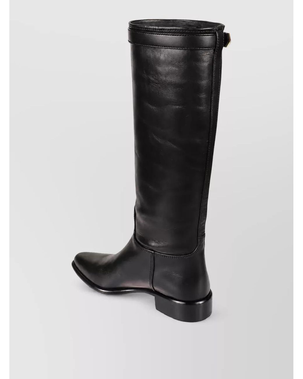 Prada Black Leather Ankle Boots