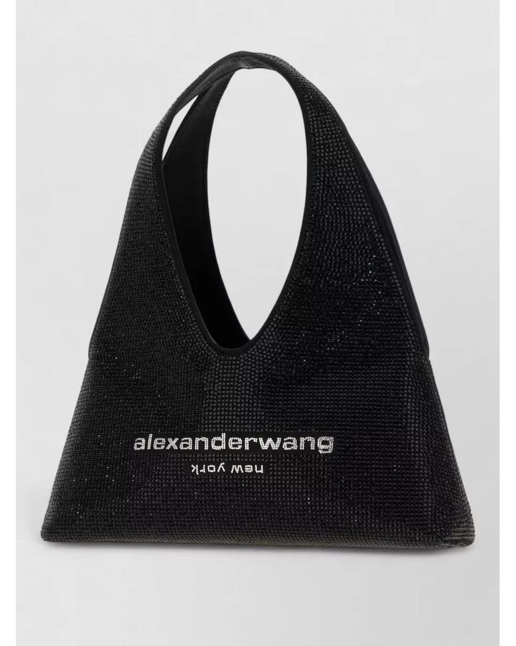 Alexander Wang Black Mini Rhinestone Clutch Bag