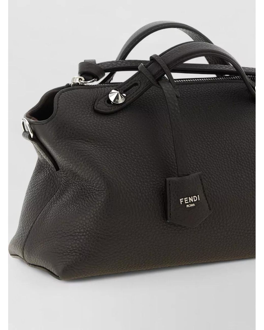 Fendi Black By The Way Medium Leather Shoulder Bag