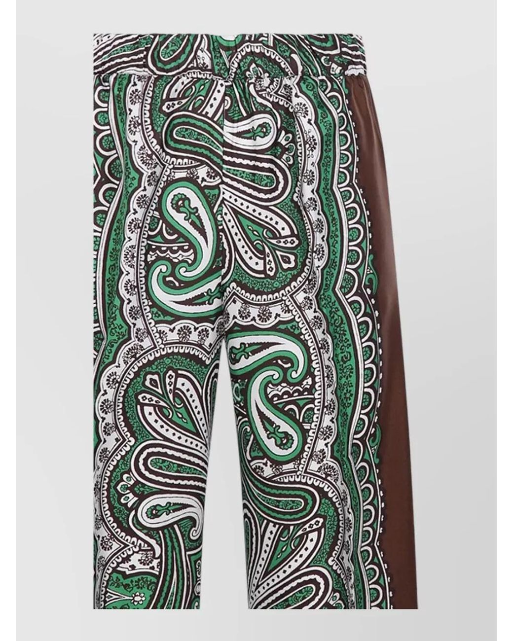 P.A.R.O.S.H. Green Silk Trousers