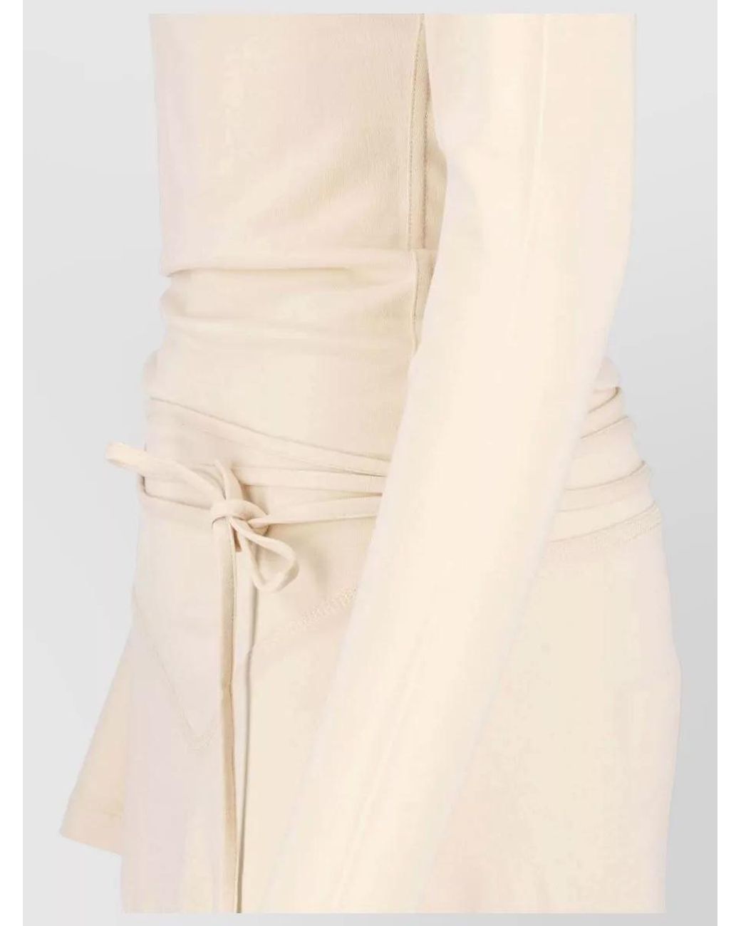 Lemaire Natural Cotton Knee-Length Midi Dress