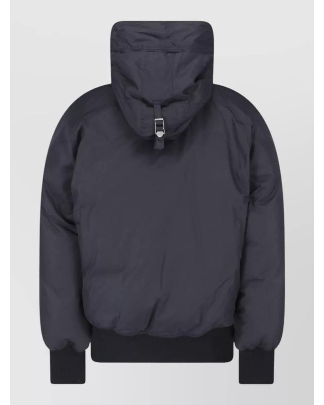 MM6 by Maison Margiela Blue Hooded Puffer Jacket for men