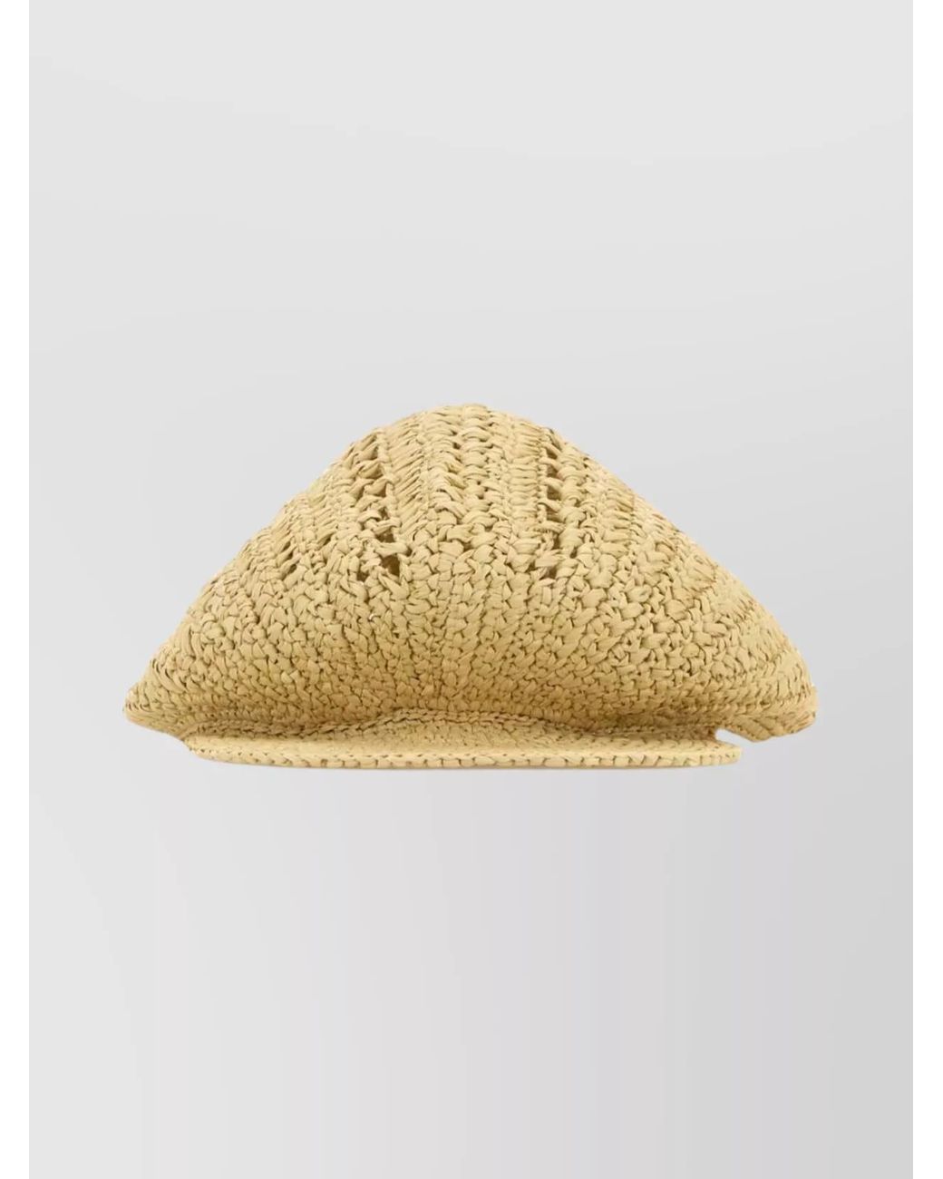 Prada Metallic Raffia Baker Boy Hat