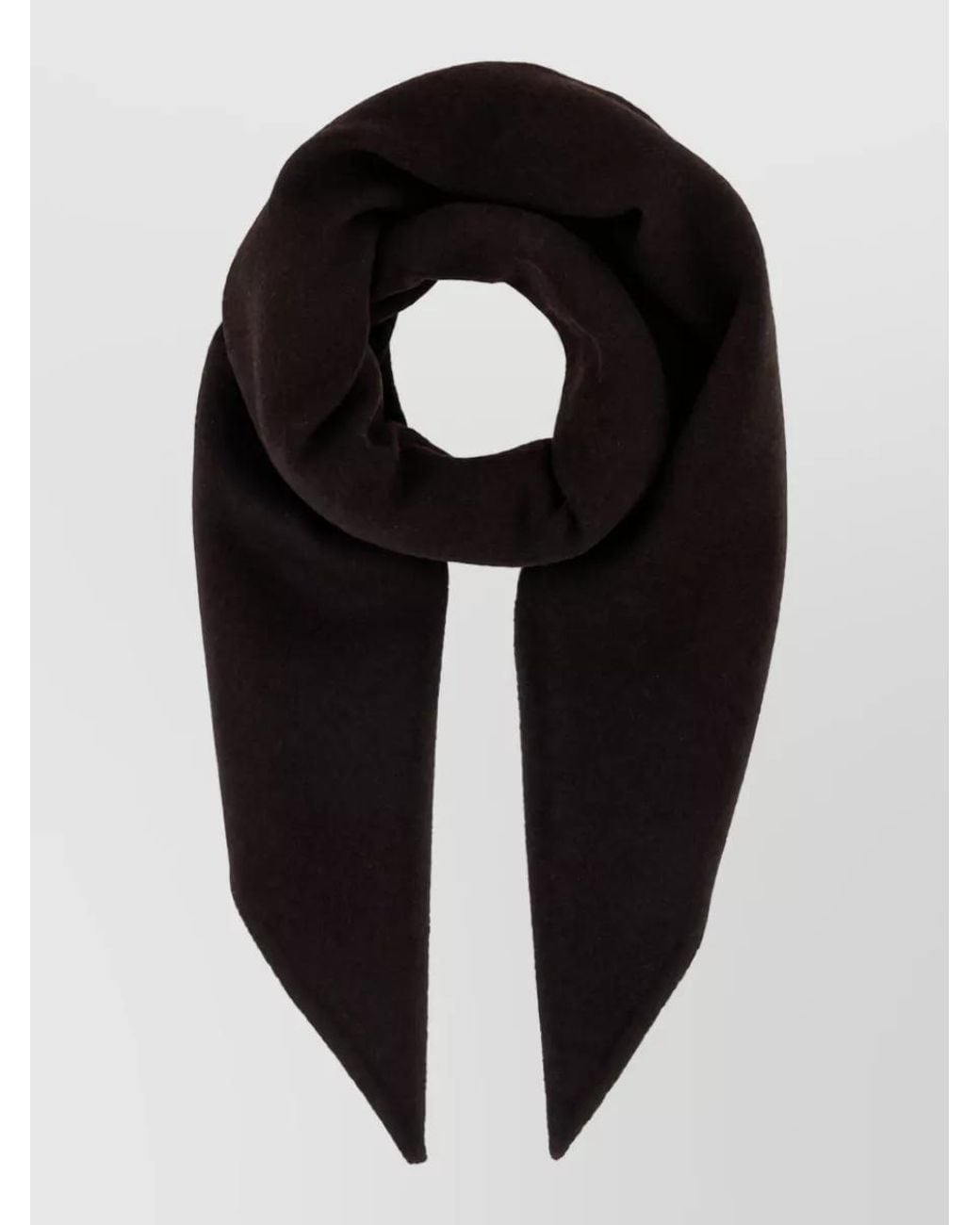 Soeur Black Wool Blend Scarf