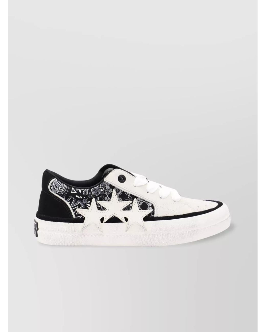 Amiri Metallic Leather Bandana Sunset Skate Low-Top Sneakers for men