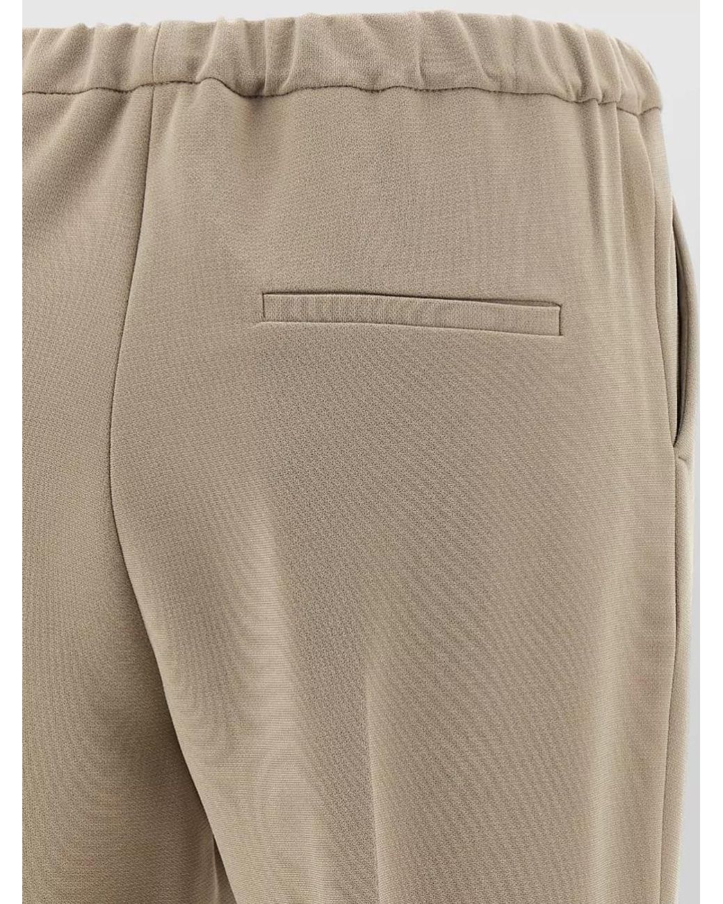 Alberto Biani Natural Tapered Trousers