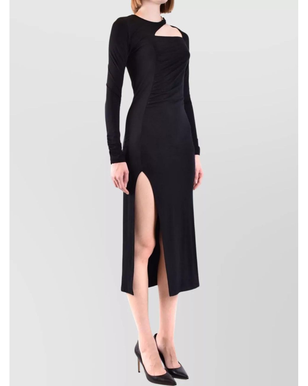 Dondup Black Midi Dress