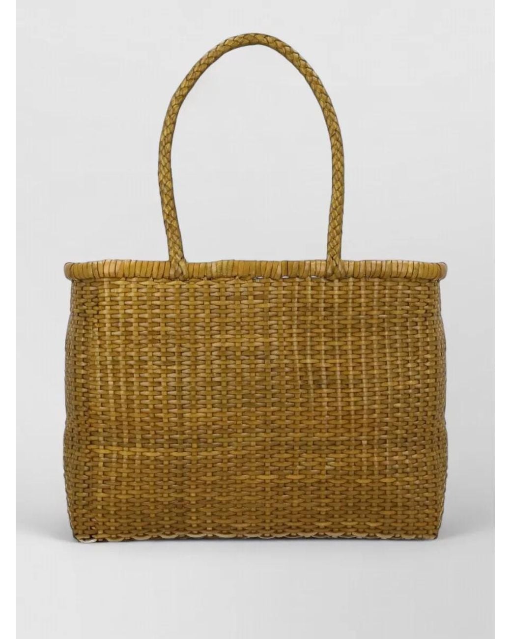 Dragon Diffusion Natural Na Na Leather Beach Bag