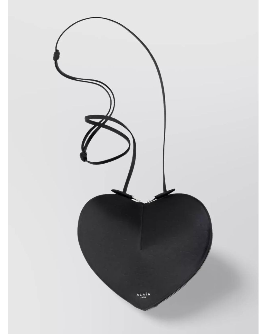 Alaïa Black Leather Le Coeur Shoulder Bag