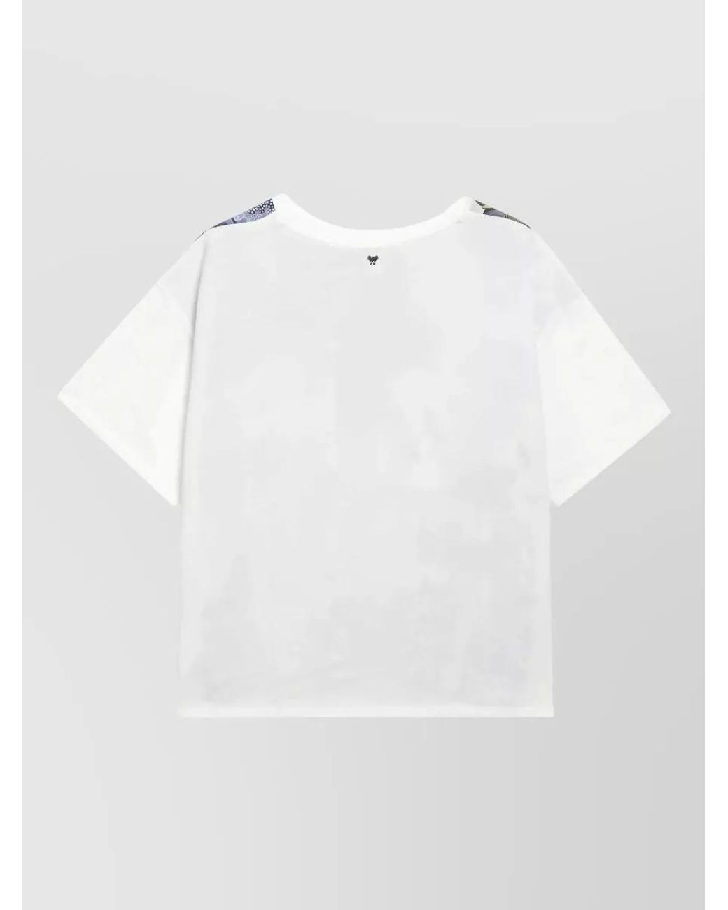 Weekend by Maxmara Blue Silk Printed T-Shirt