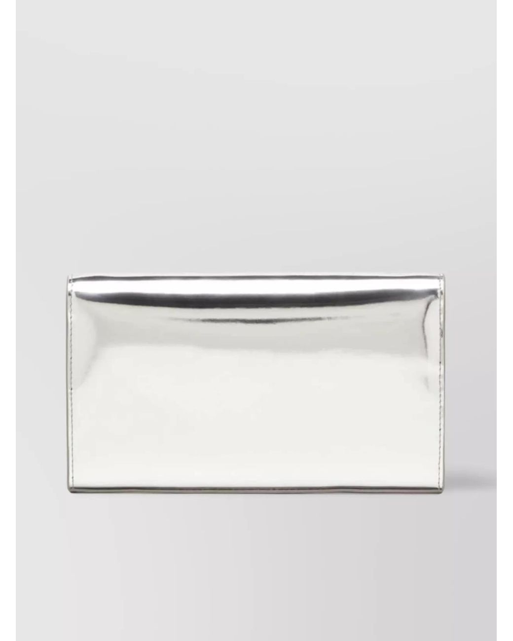 DIESEL Natural Chain Strap Leather Clutch Bag
