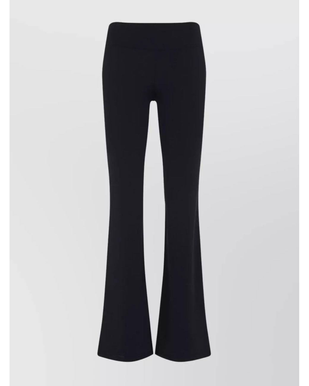 Courreges Blue Low-Rise Flared Trousers