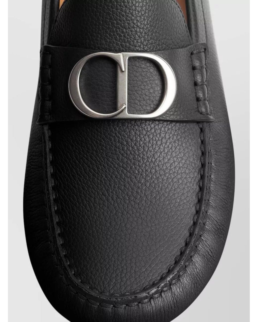 Dior Gray Driver Loafers for men