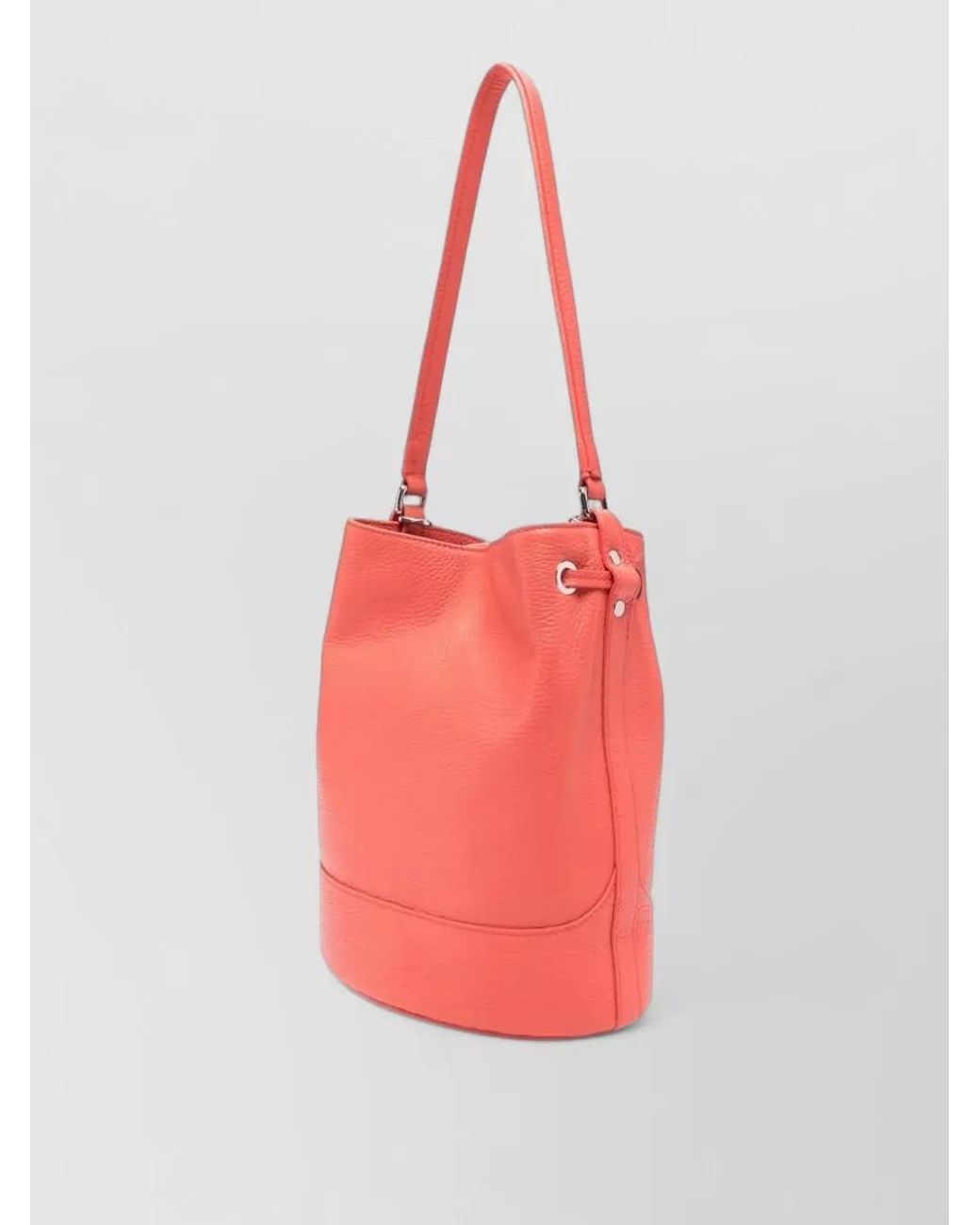 Zanellato Pink Leather Bucket Bag