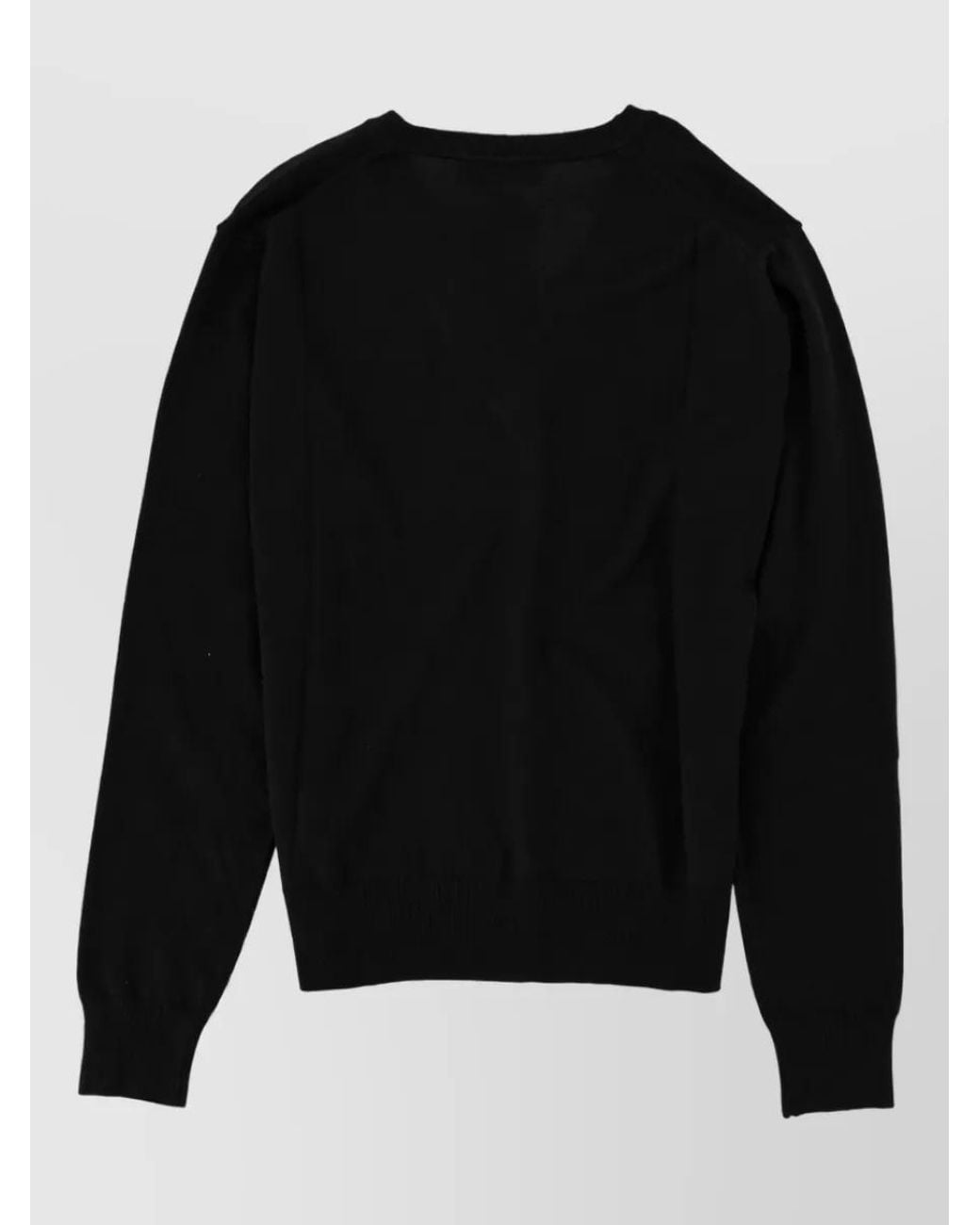 Vivienne Westwood Black Cashmere V-Neck Jumper for men
