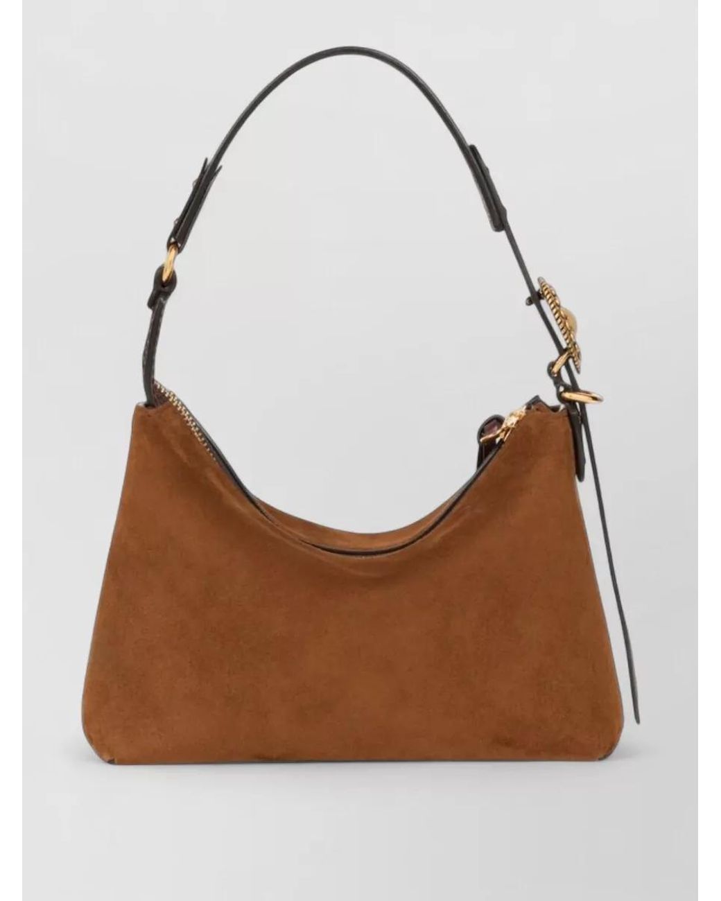 Etro Brown Small Leather Clutch Bag