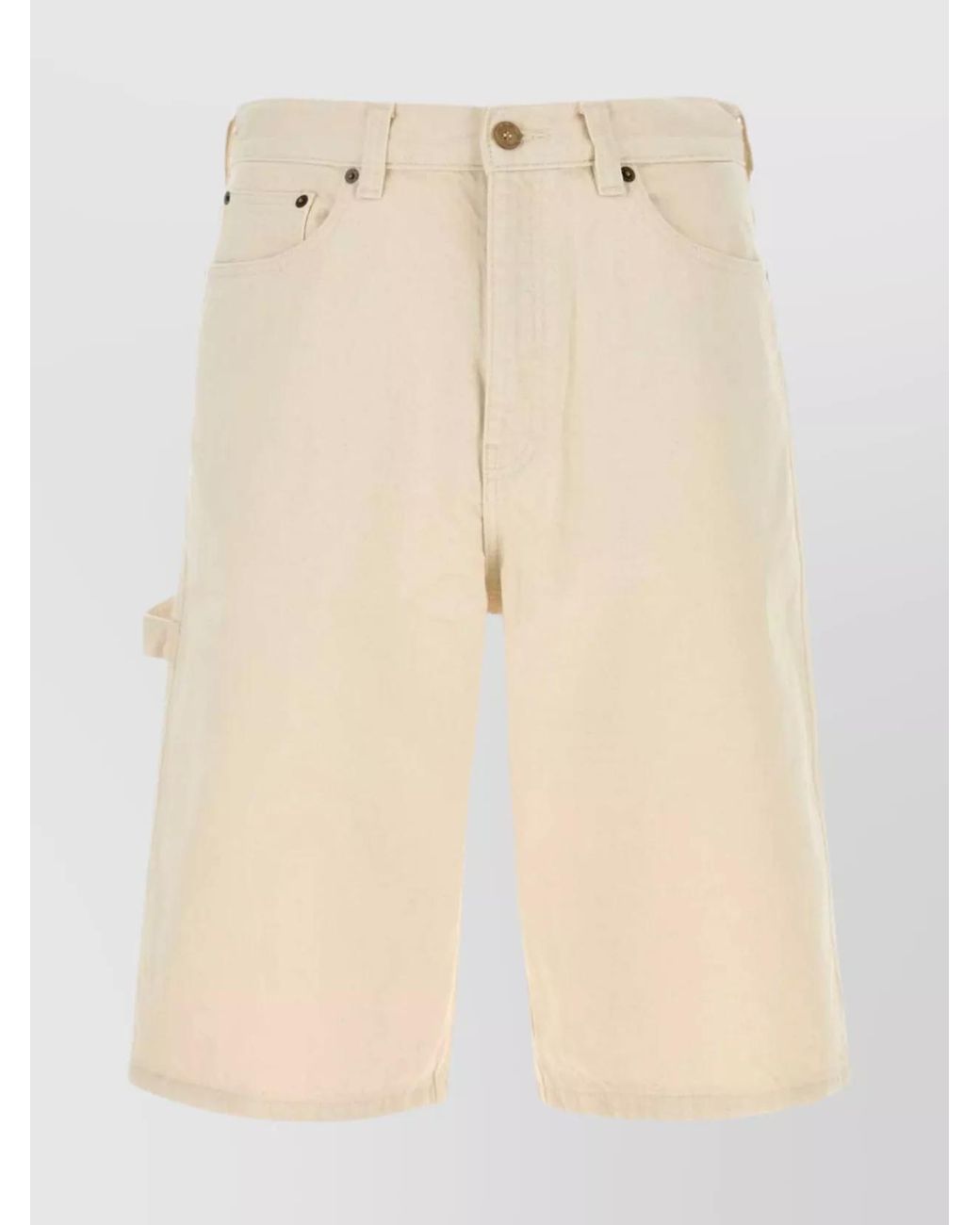 A.P.C. Natural Cotton Cargo Shorts for men