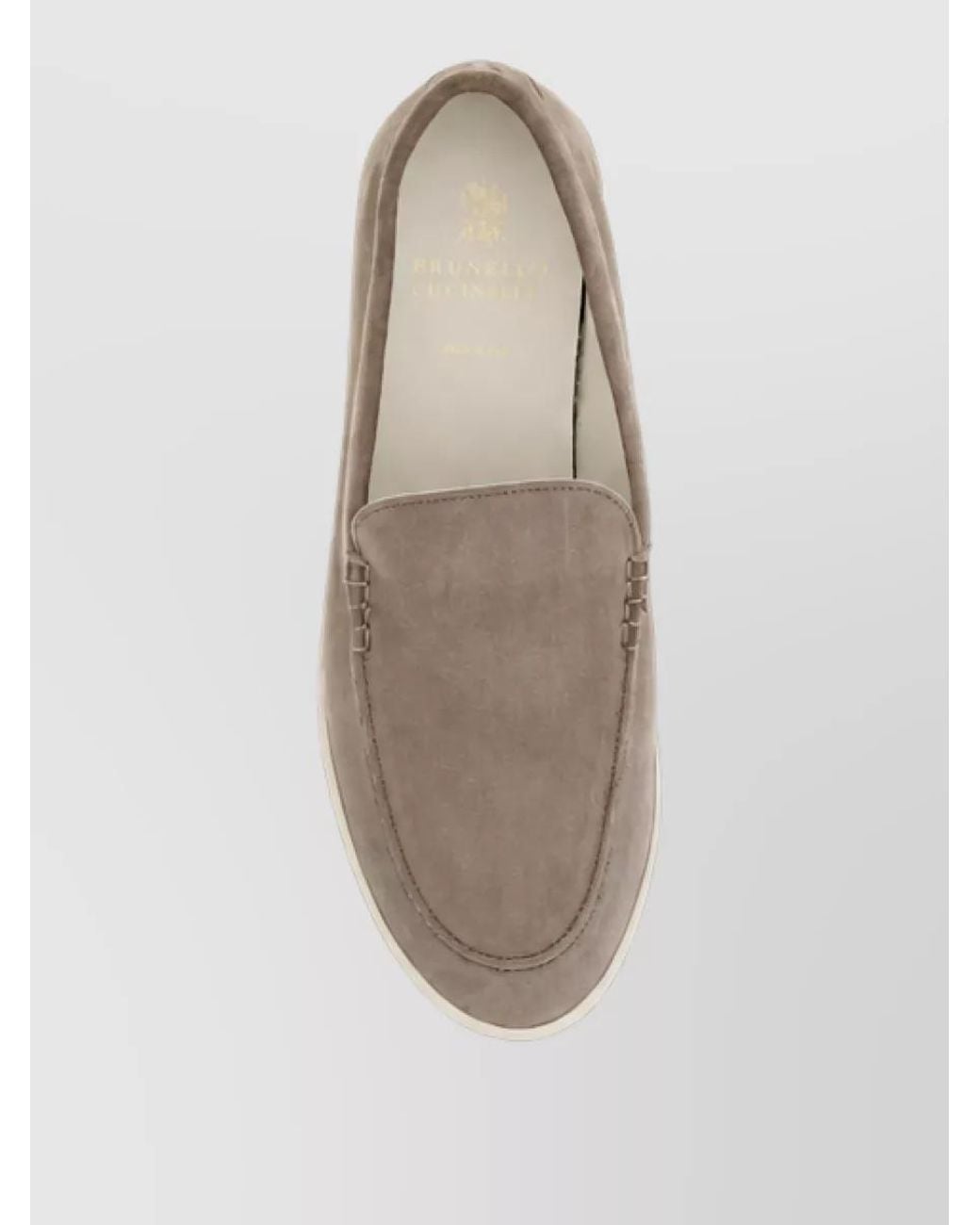 Brunello Cucinelli Multicolor Calf Leather Slip-On Loafers for men