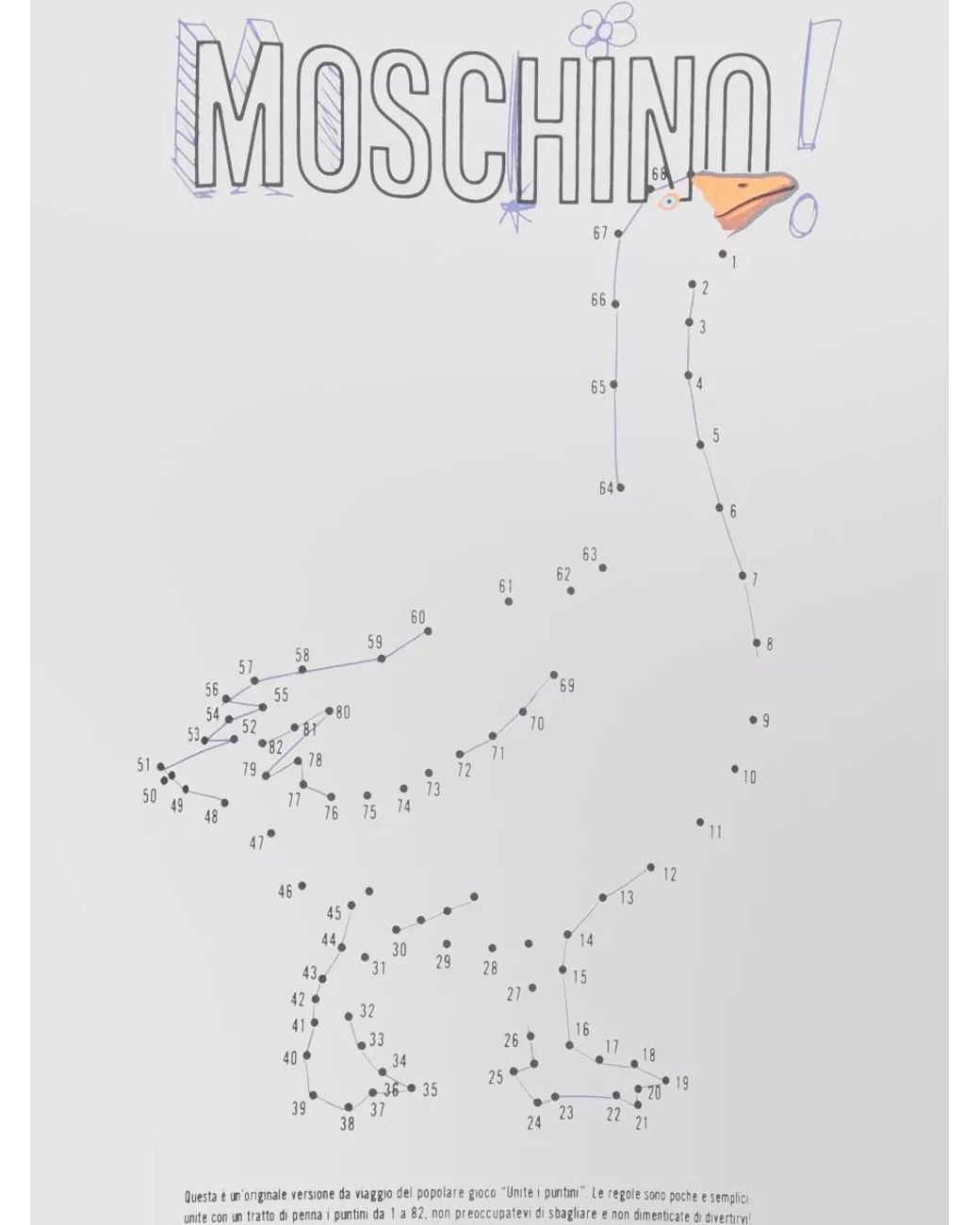 Moschino White Logo Print Cotton T-Shirt for men