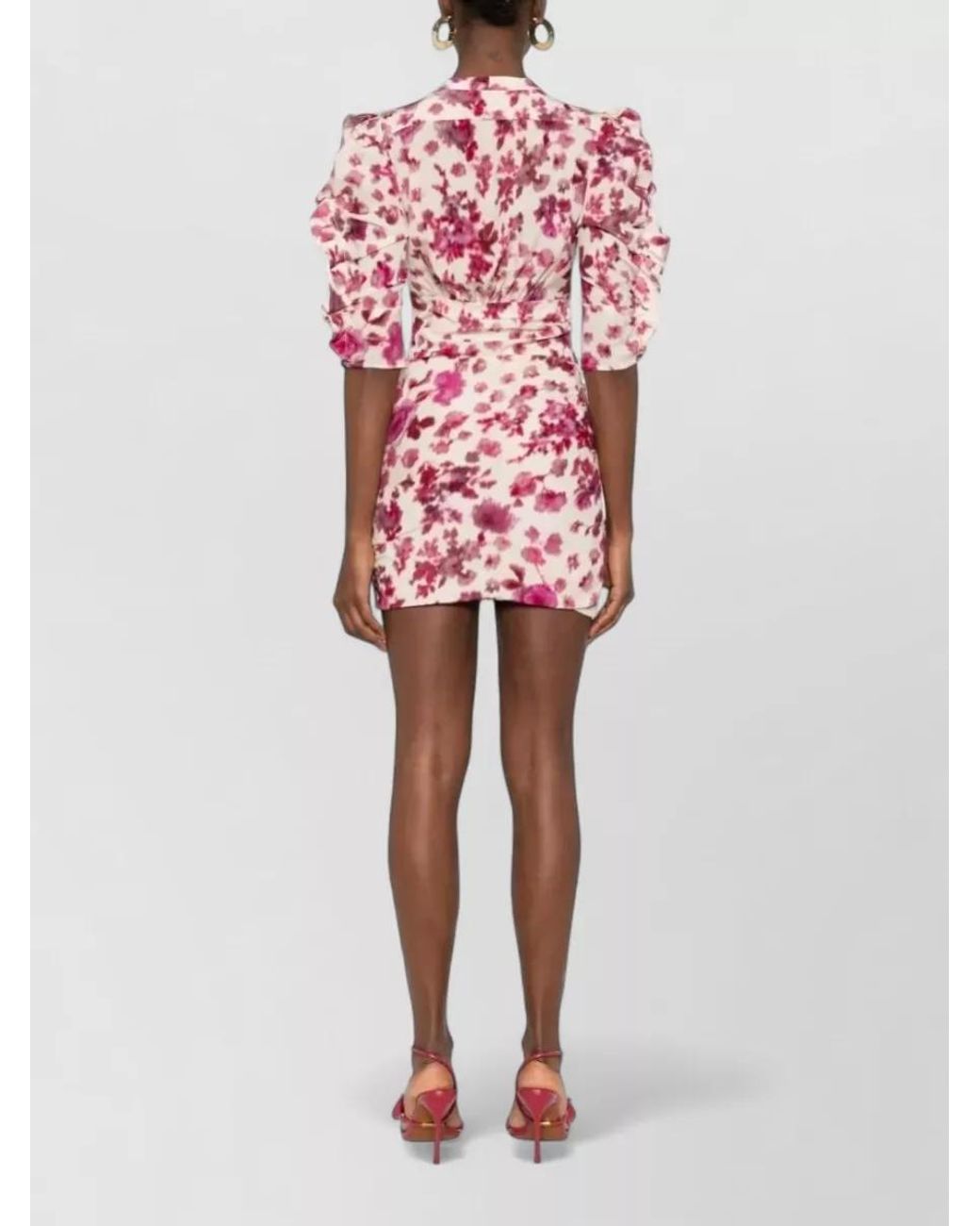 Isabel Marant Pink Short Floral Dress