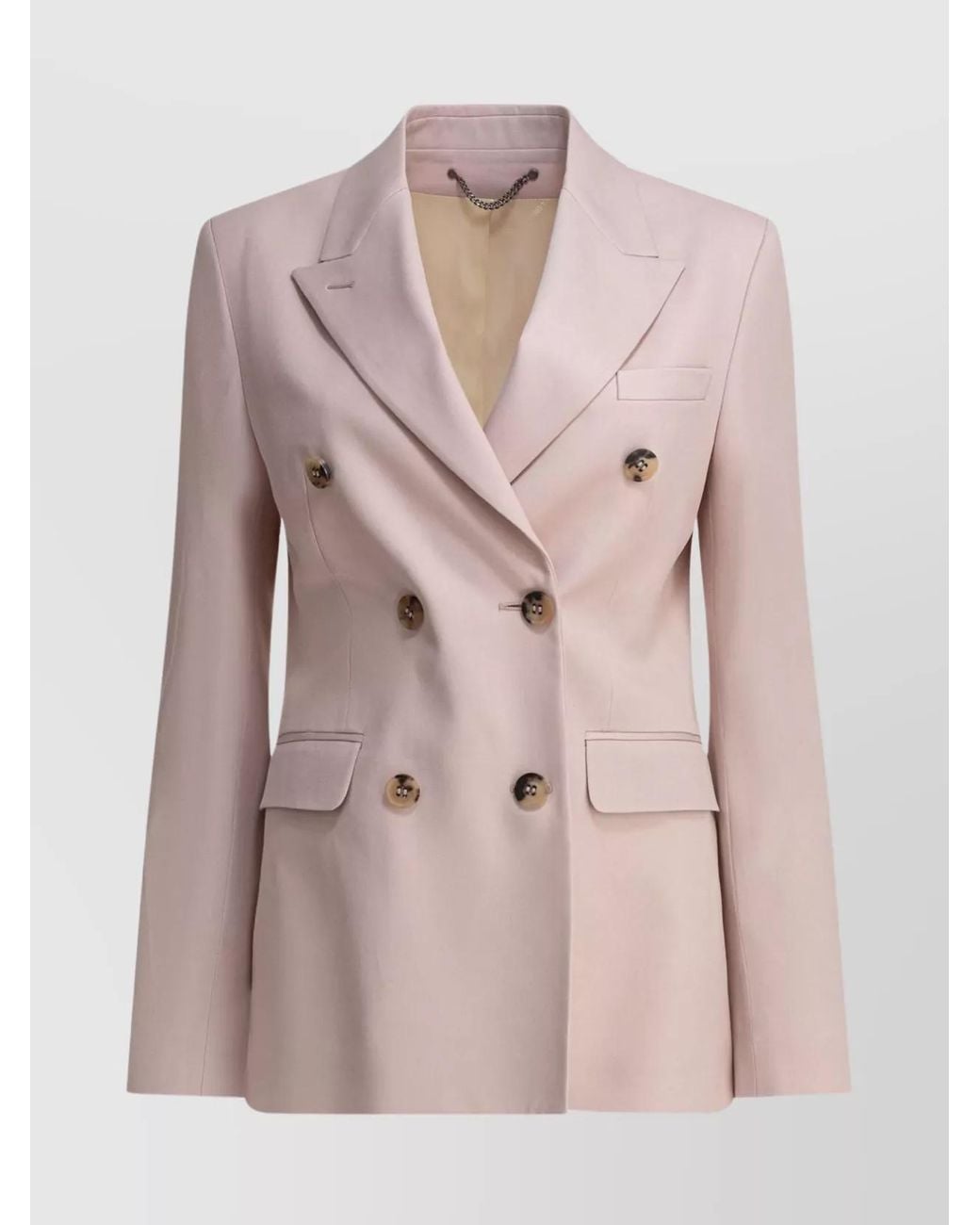Golden Goose Deluxe Brand Pink Double-Breasted Blazer