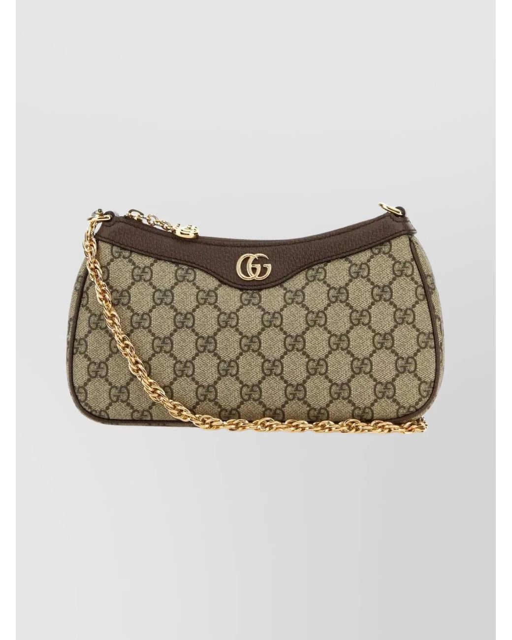 Gucci Natural Ophidia Small Leather Shoulder Bag