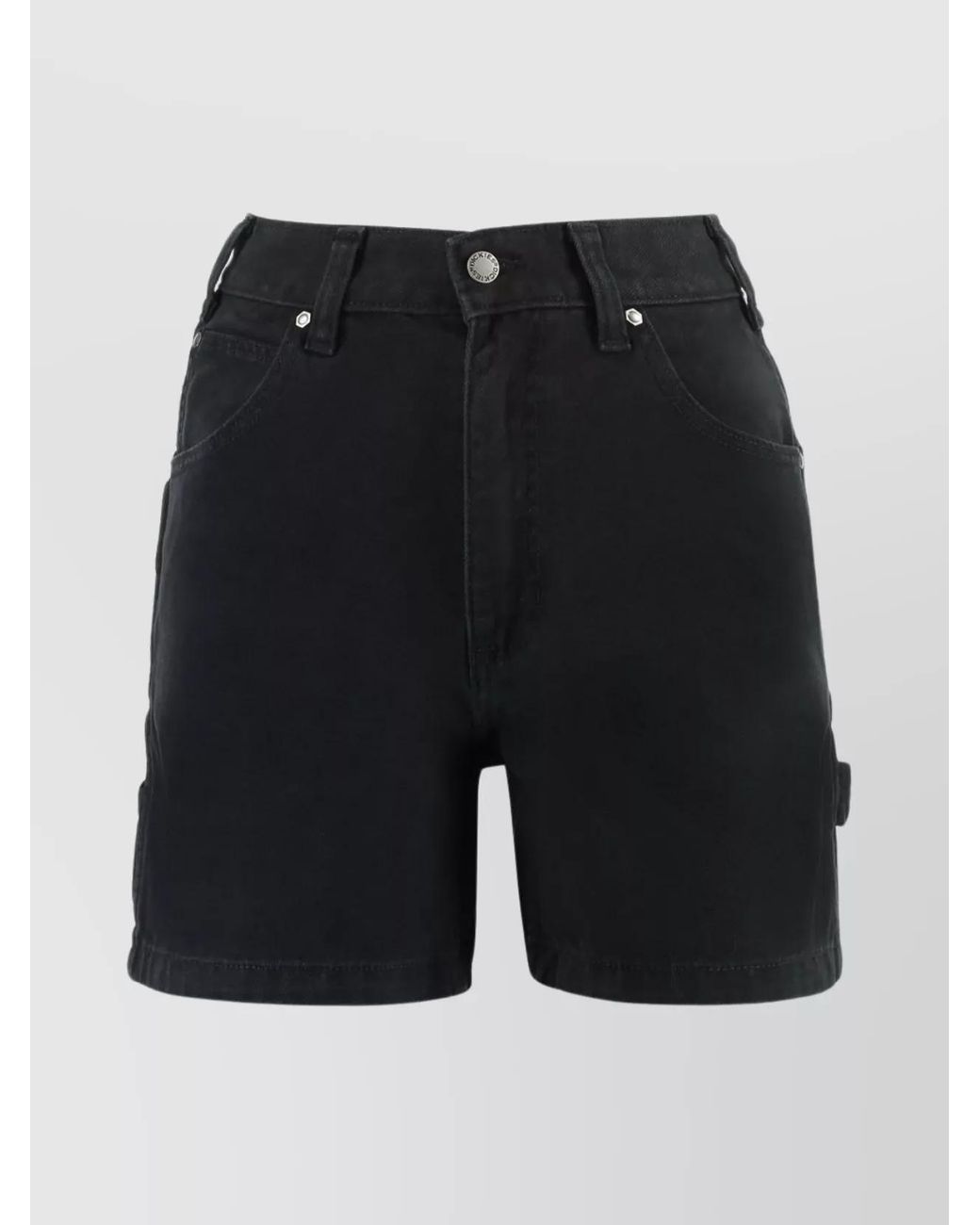Dickies Black Cotton Cargo Shorts