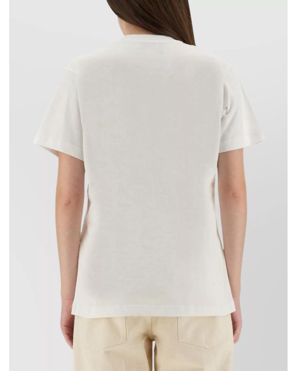 Moschino White Cotton Regular-Fit T-Shirt