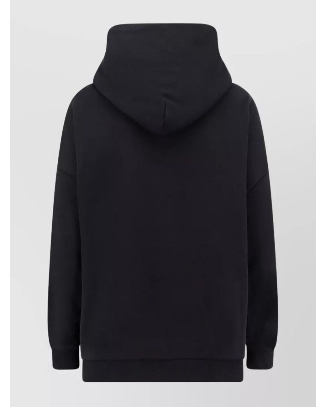 Givenchy Black Cotton Hooded Sweatshirt