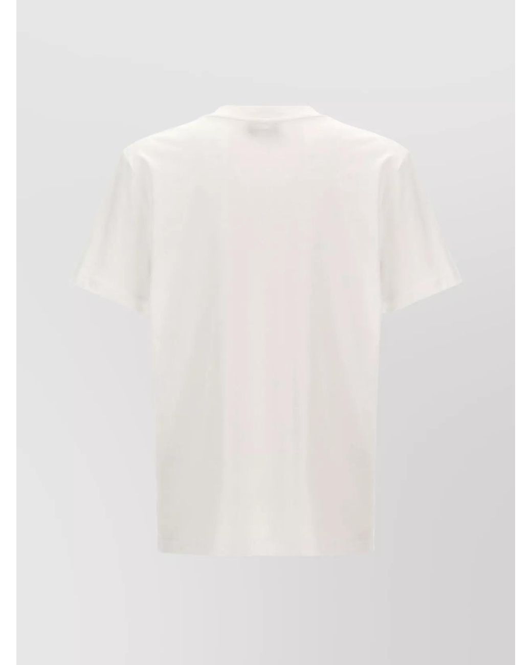A.P.C. White Organic Cotton Logo-Print Short-Sleeve T-Shirt for men