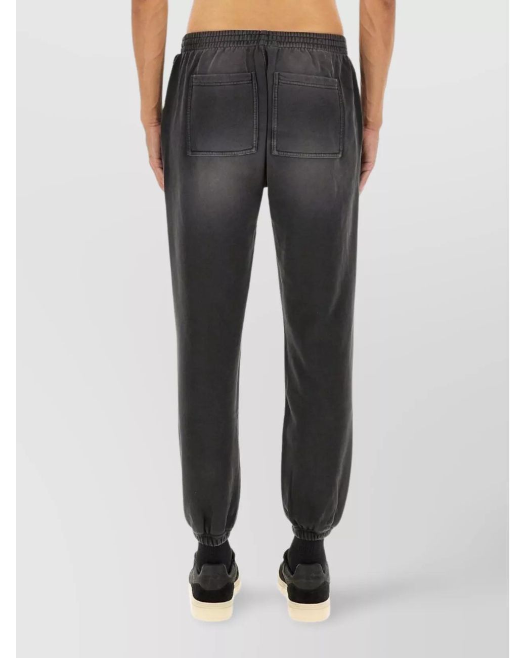 Represent Black Comfortable Trousers Elastic Waistband for men