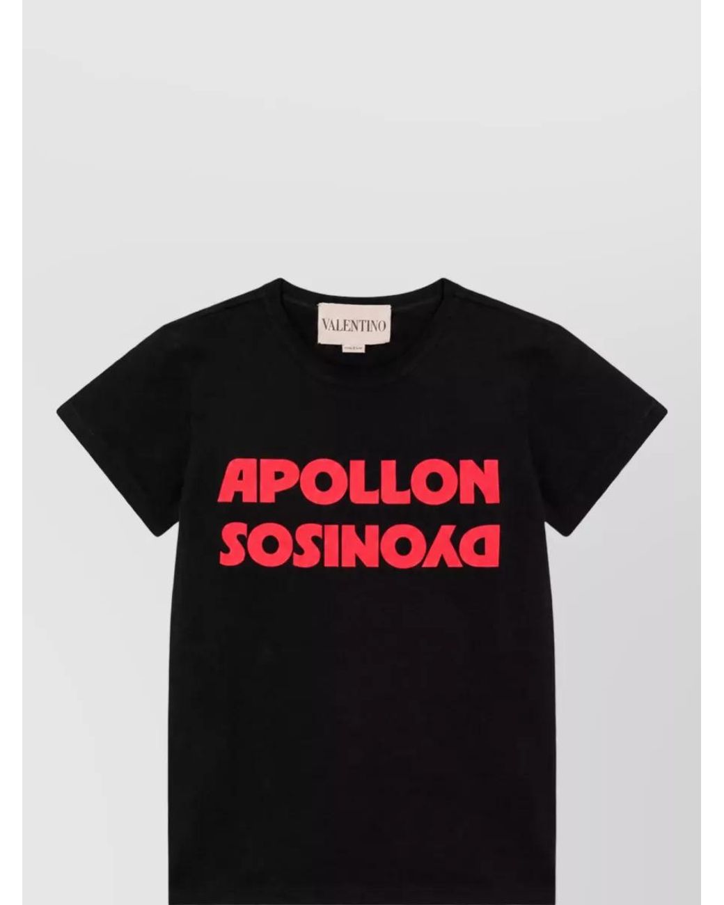 Valentino Black Cotton T-Shirt